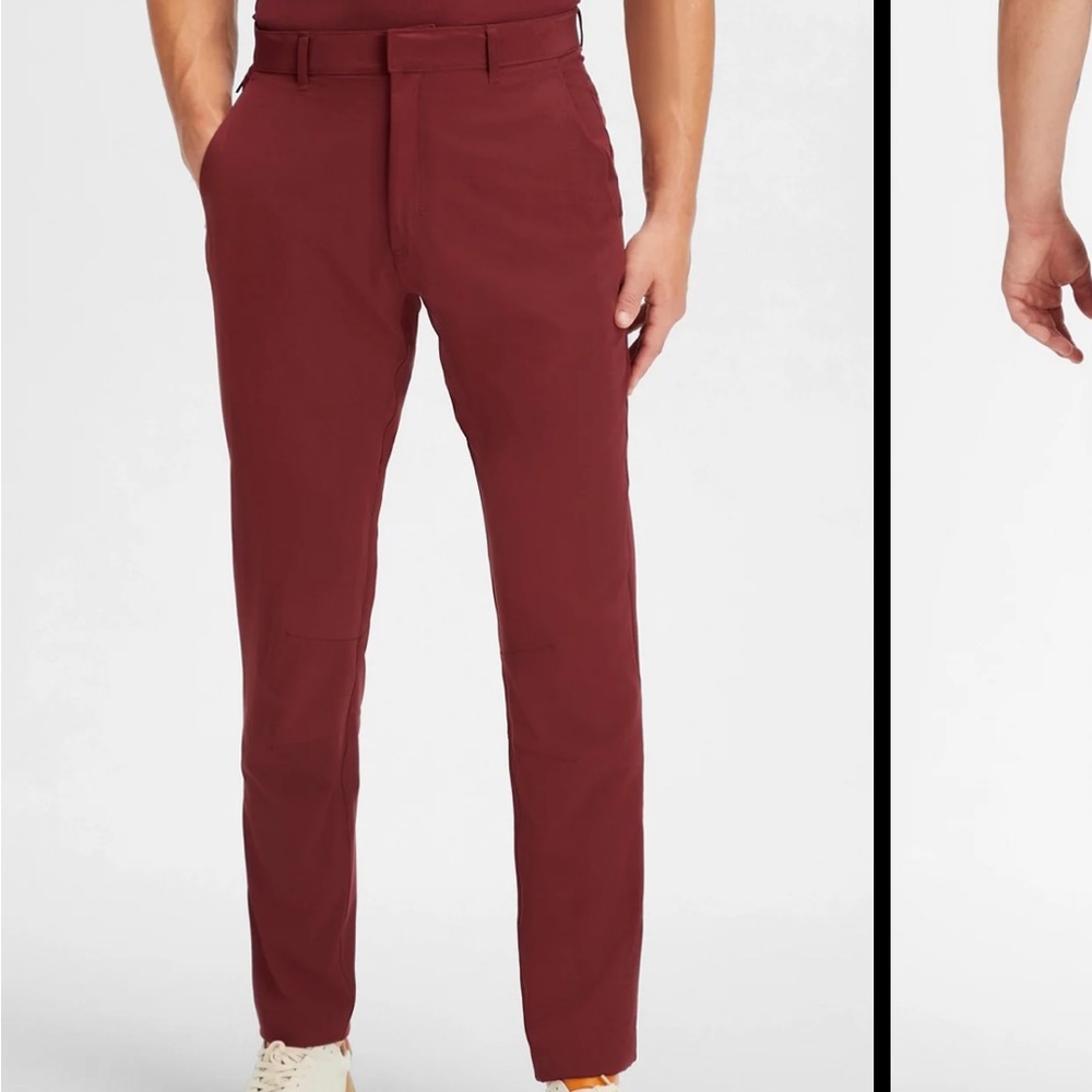D Fabletics Men’s The Only Pant Oxblood Commuter Pants 38x30